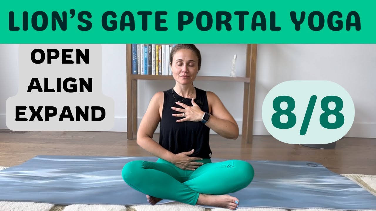Lion’s Gate Yoga Flow | Heart Opening & Grounding