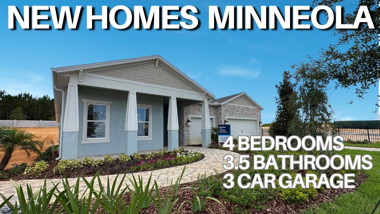 See Inside This Beautiful New Del Webb Model Home In Florida! #newhome #newconstructionhomes