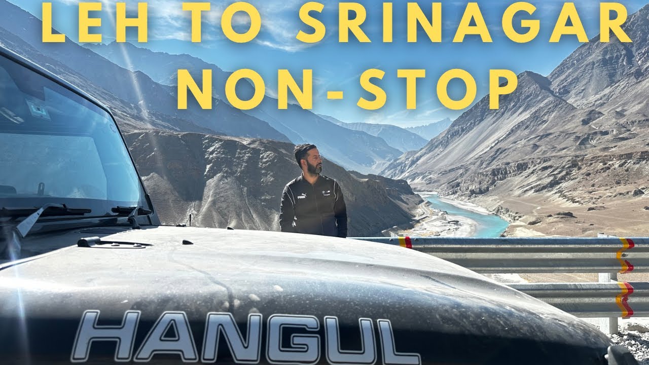 Leh to Srinagar Road trip | Crossing zojila at night