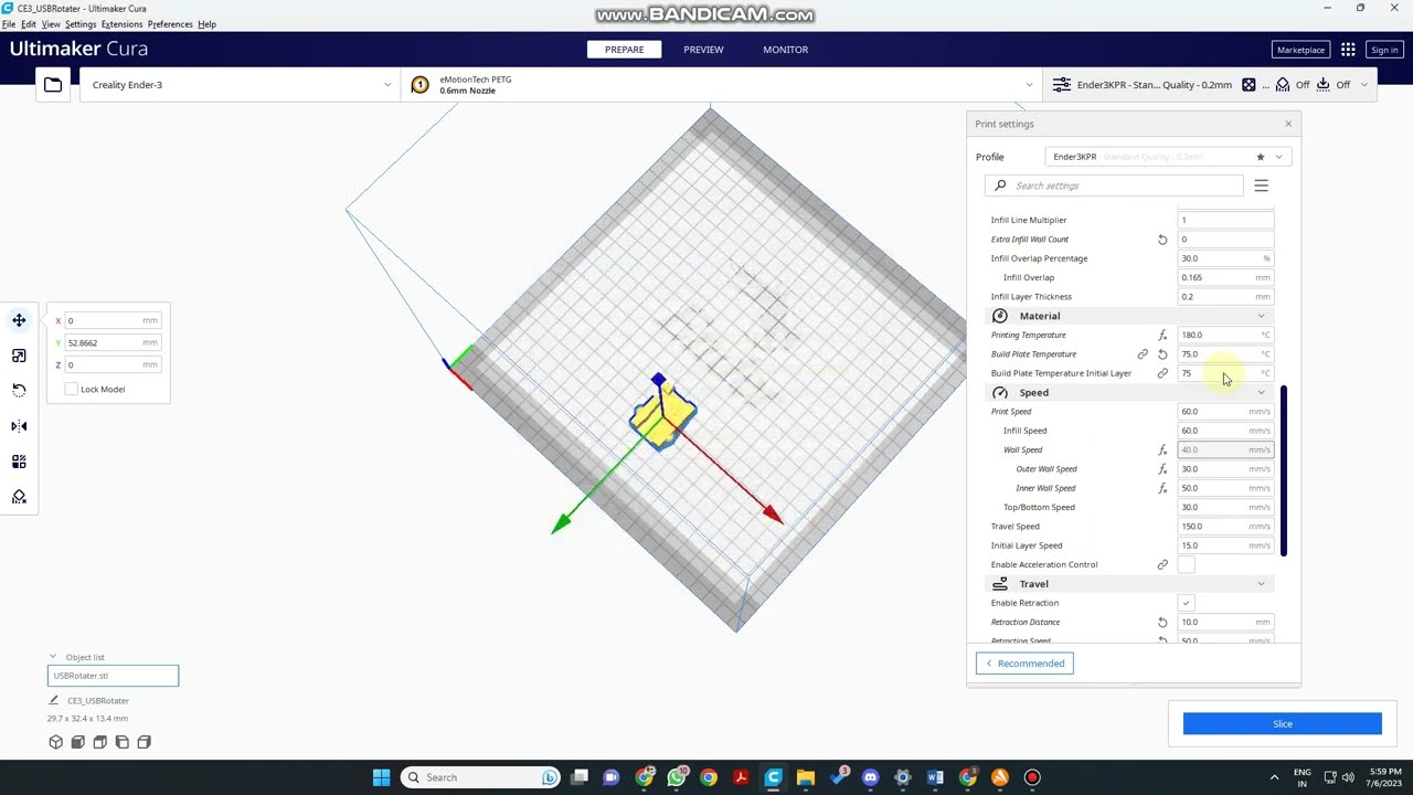 How to Import profile in Cura