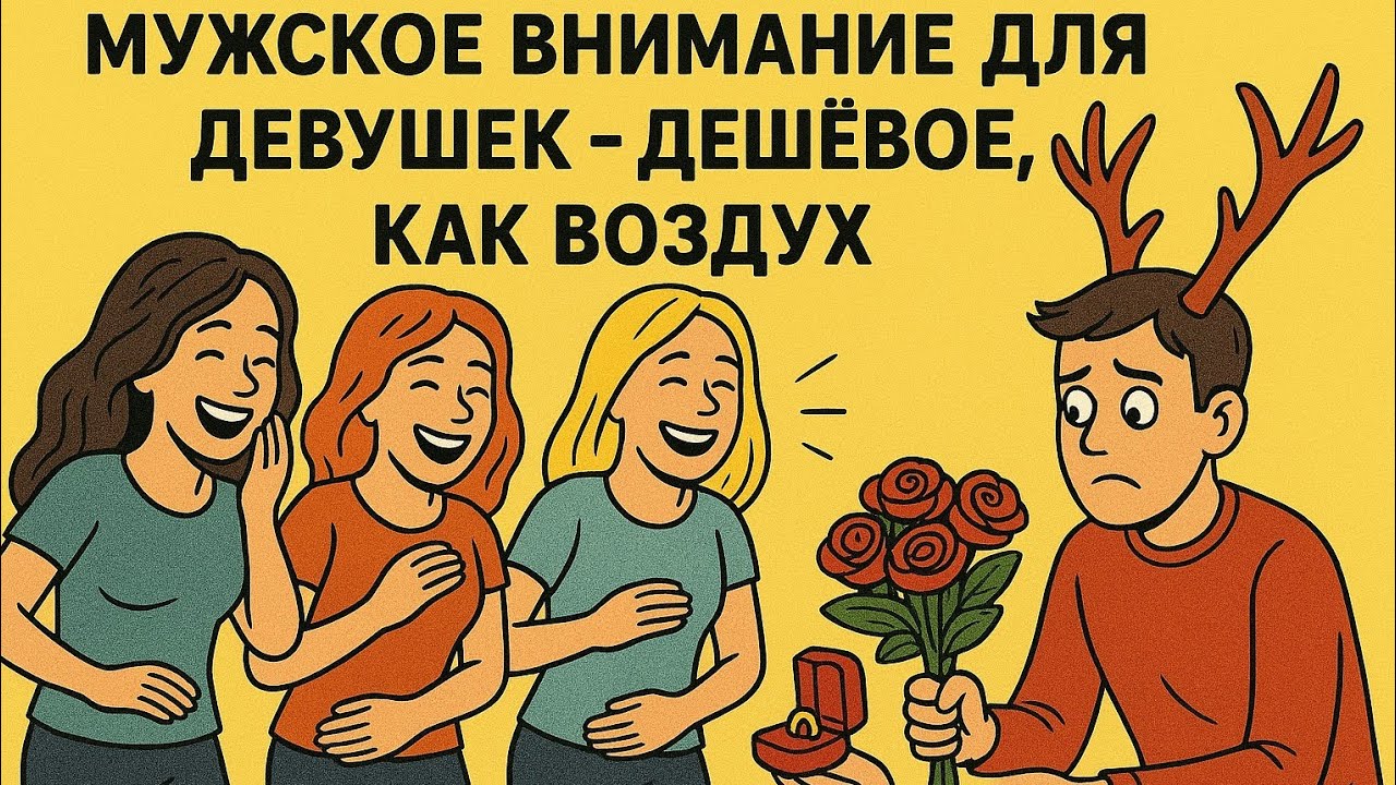 Мужское внимание для девушек - дешёвое, как воздух .Неприятная правда!