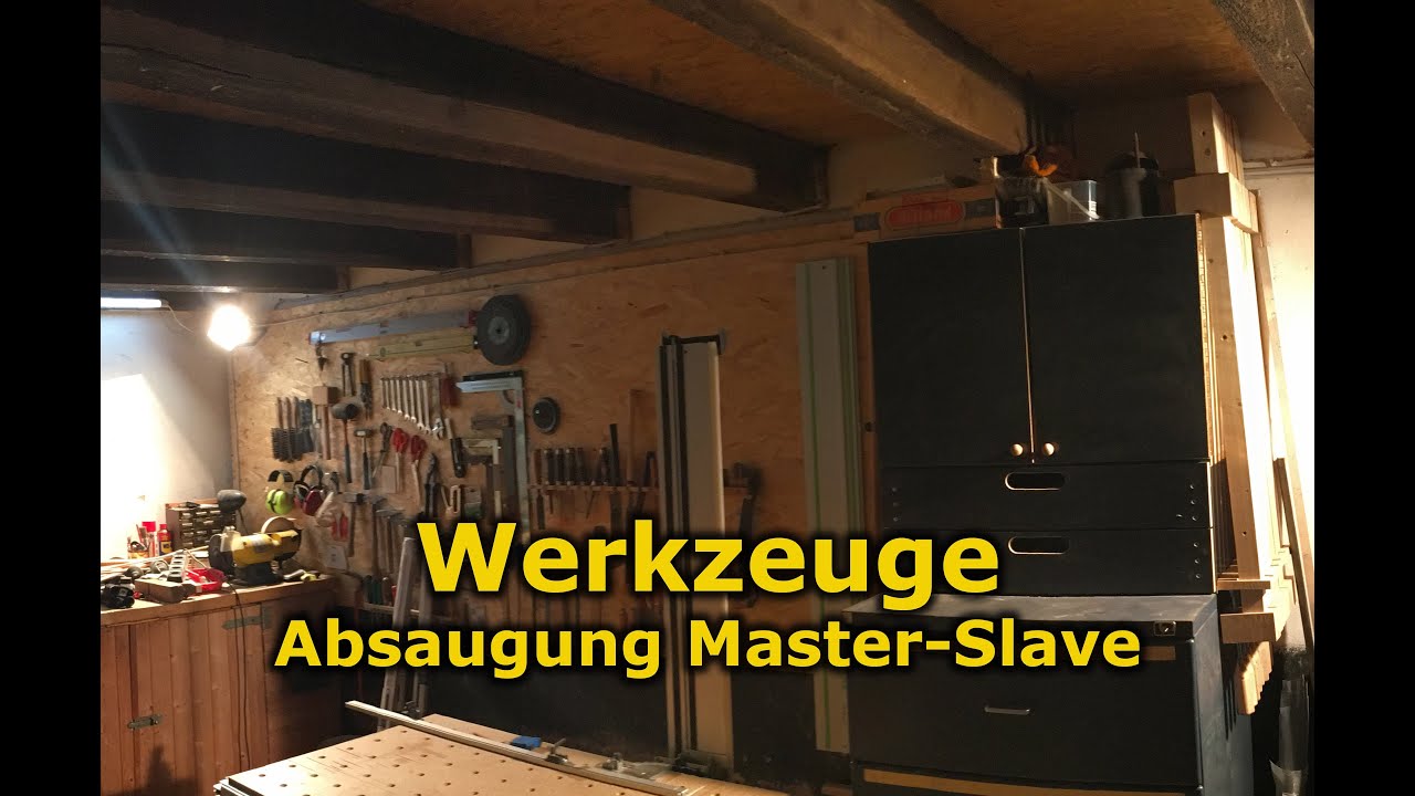 Werkzeuge - Master-Slave Schaltung für Absaugung