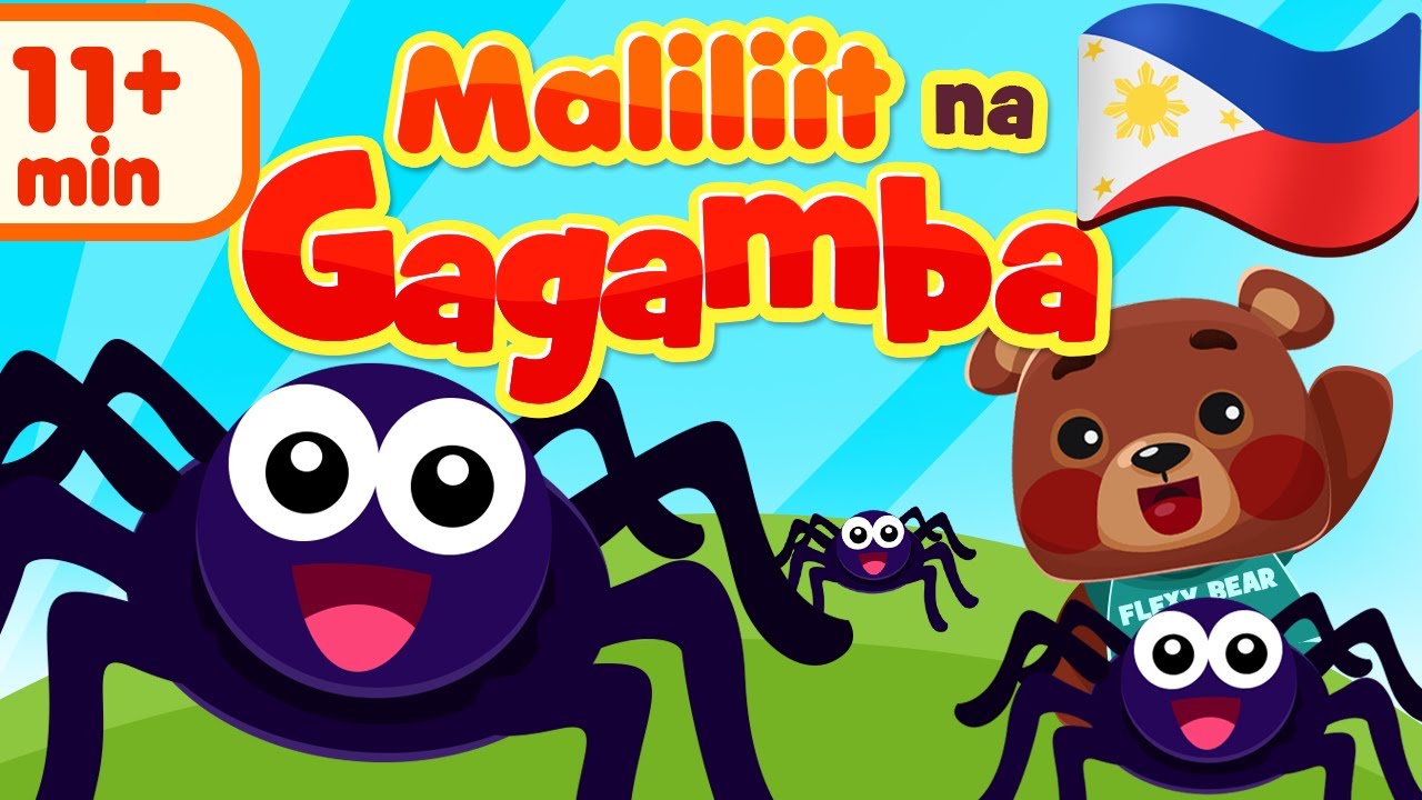 Itsy Bitsy Spider / Incy Wincy Spider in Filipino | Awiting Pambata Compilation