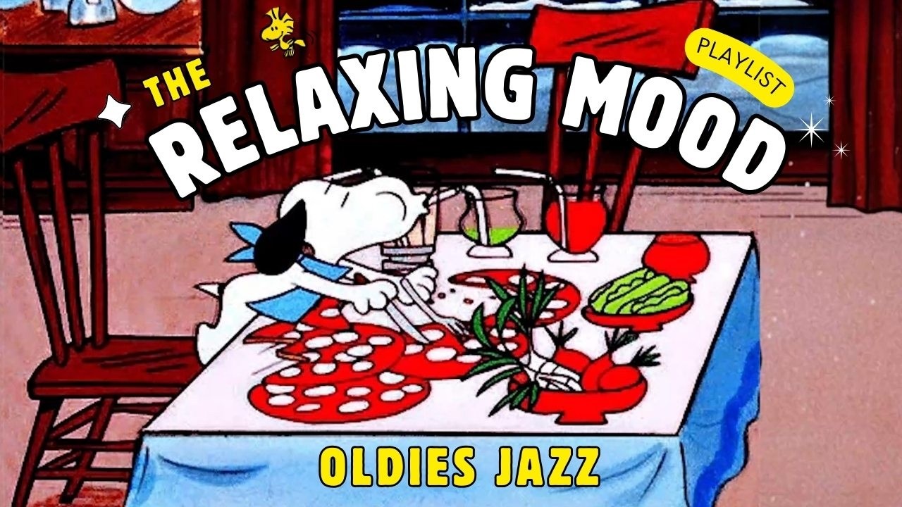 [𝐩𝐥𝐚𝐲𝐥𝐢𝐬𝐭] ✨ Pizza Night with Snoopy 🍕 Warm Oldies Jazz for Cozy Moments | Relax, Chill, Focus |