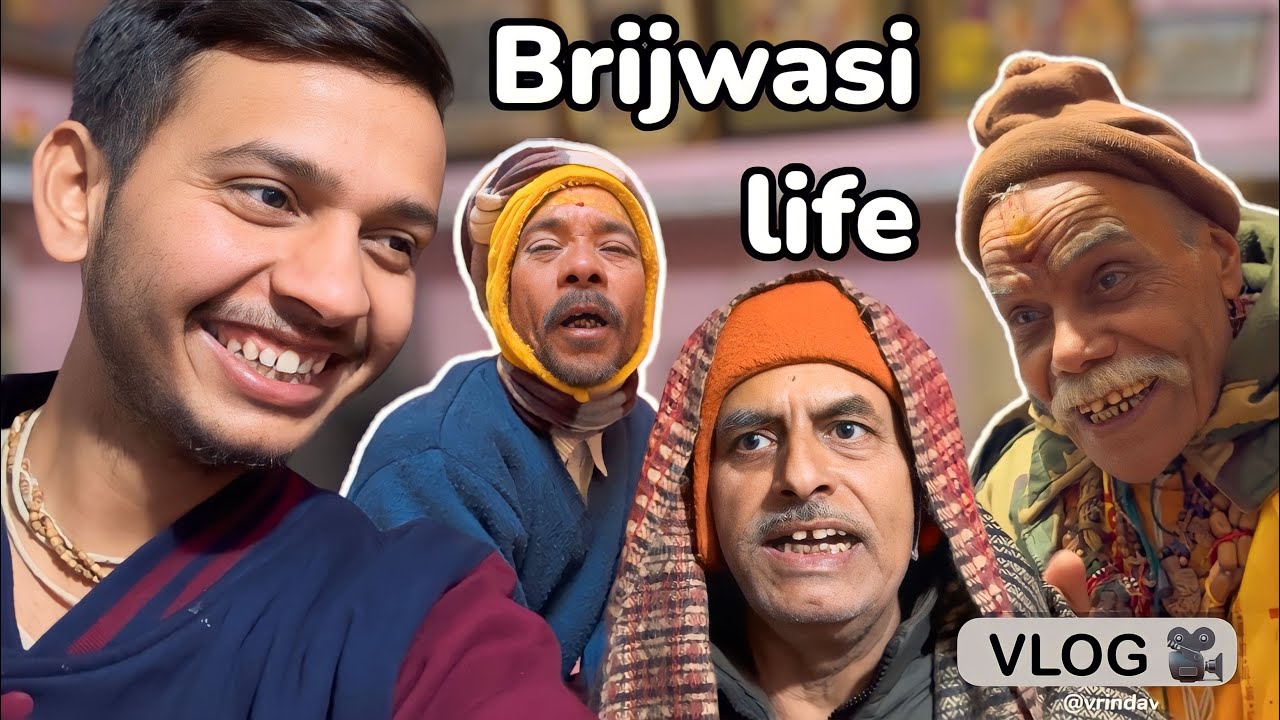 Vrindavan life : रसिक बृजवासियो के साथ आनंद 😍 New year day in Vrindavan 🤩