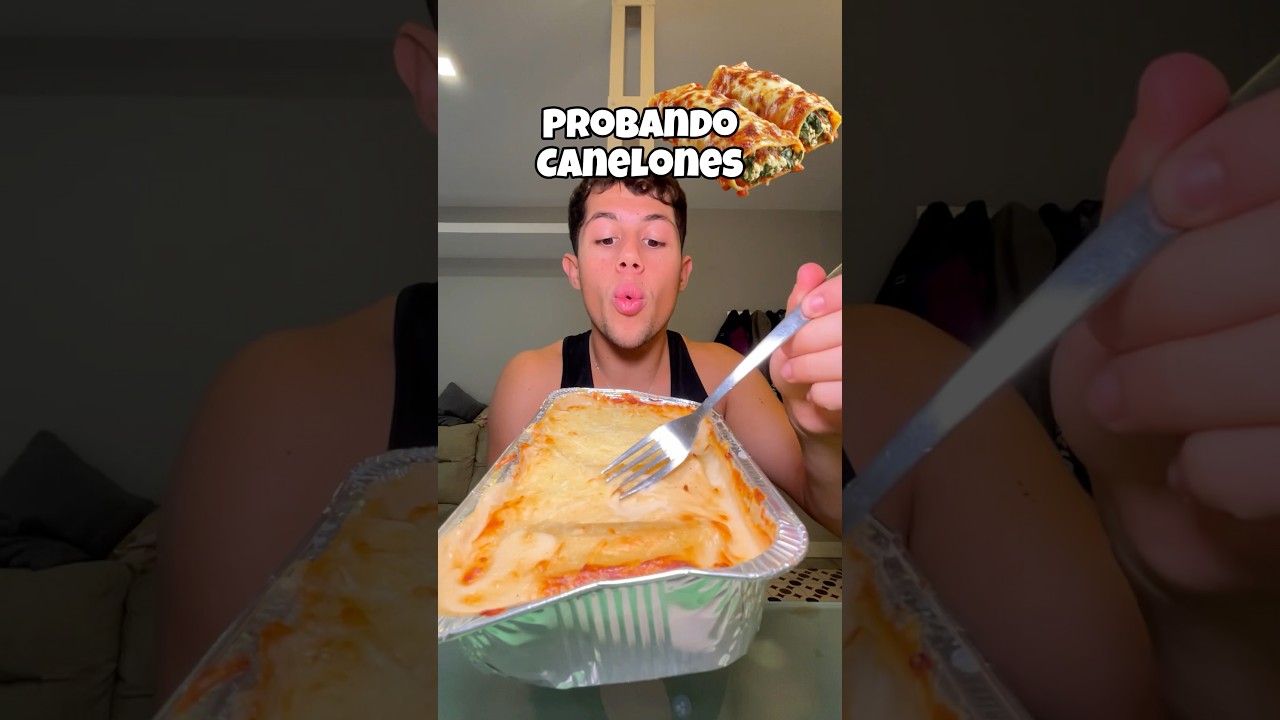 Vaya pedazo de canelones gorditos, feliz domingo🦦👍❤️ #canelones #comida #mandangon