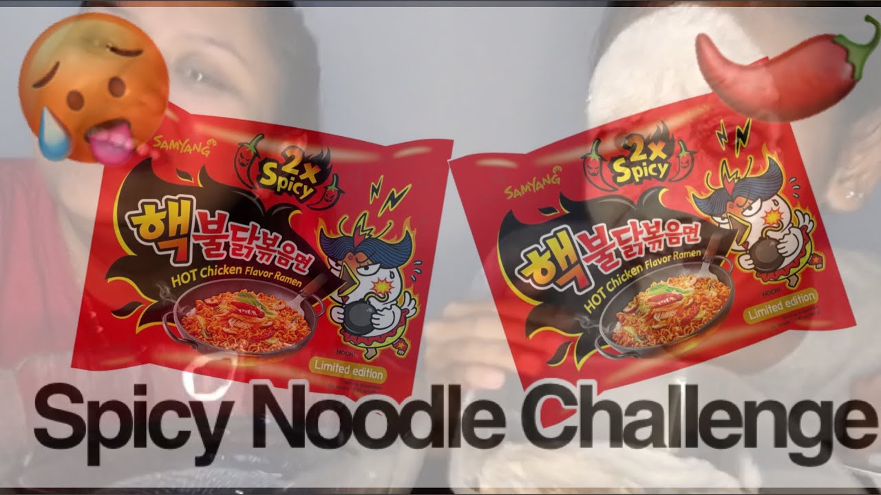 Spicy noodle challenge with?? 🌶 🥵