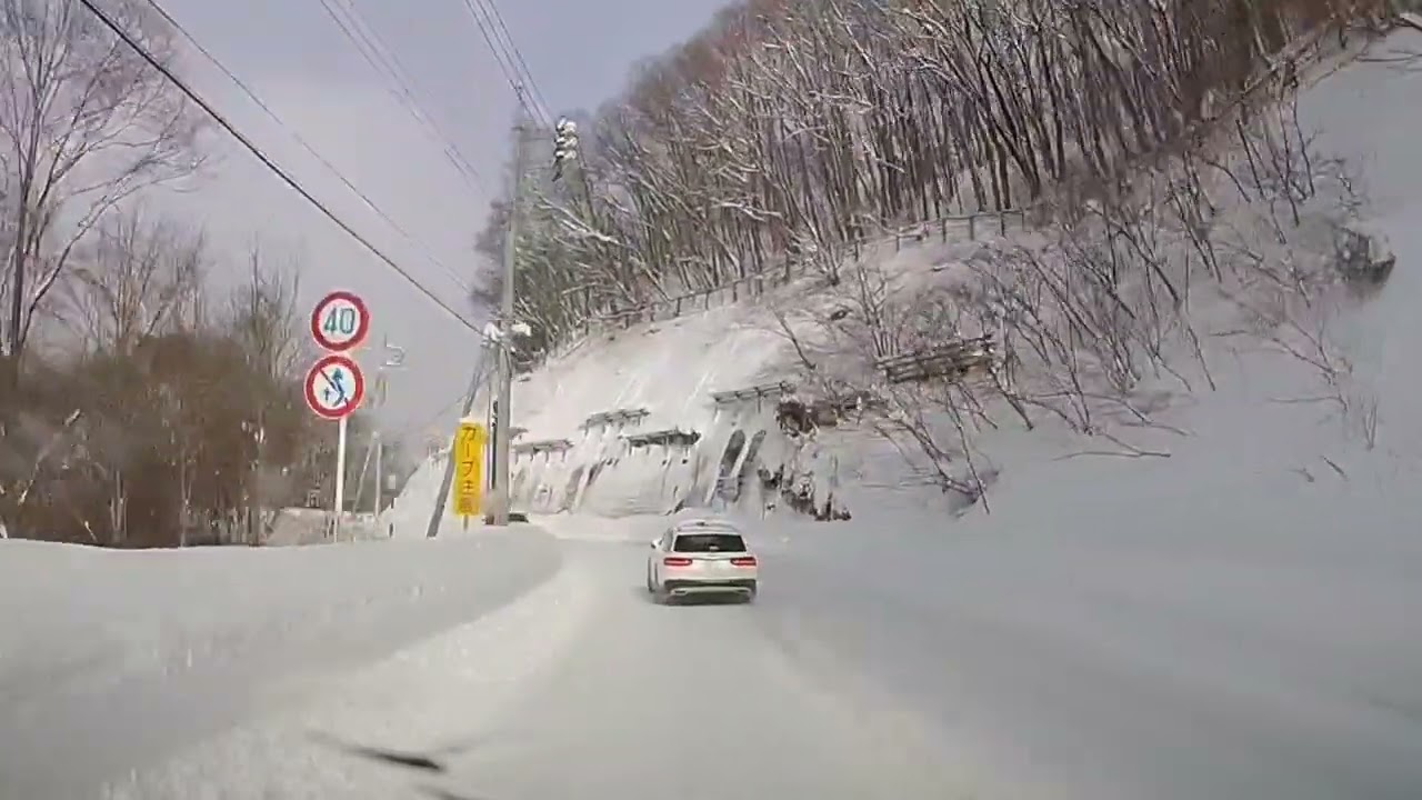 国道17号 三国峠 2025年2月10日 圧雪 その2