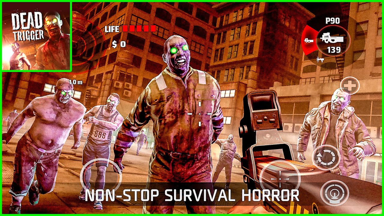 DEAD TRIGGER Offline Zombie Shooter Android Gameplay (Mobile, Android, iOS, 60FPS) - Action Games