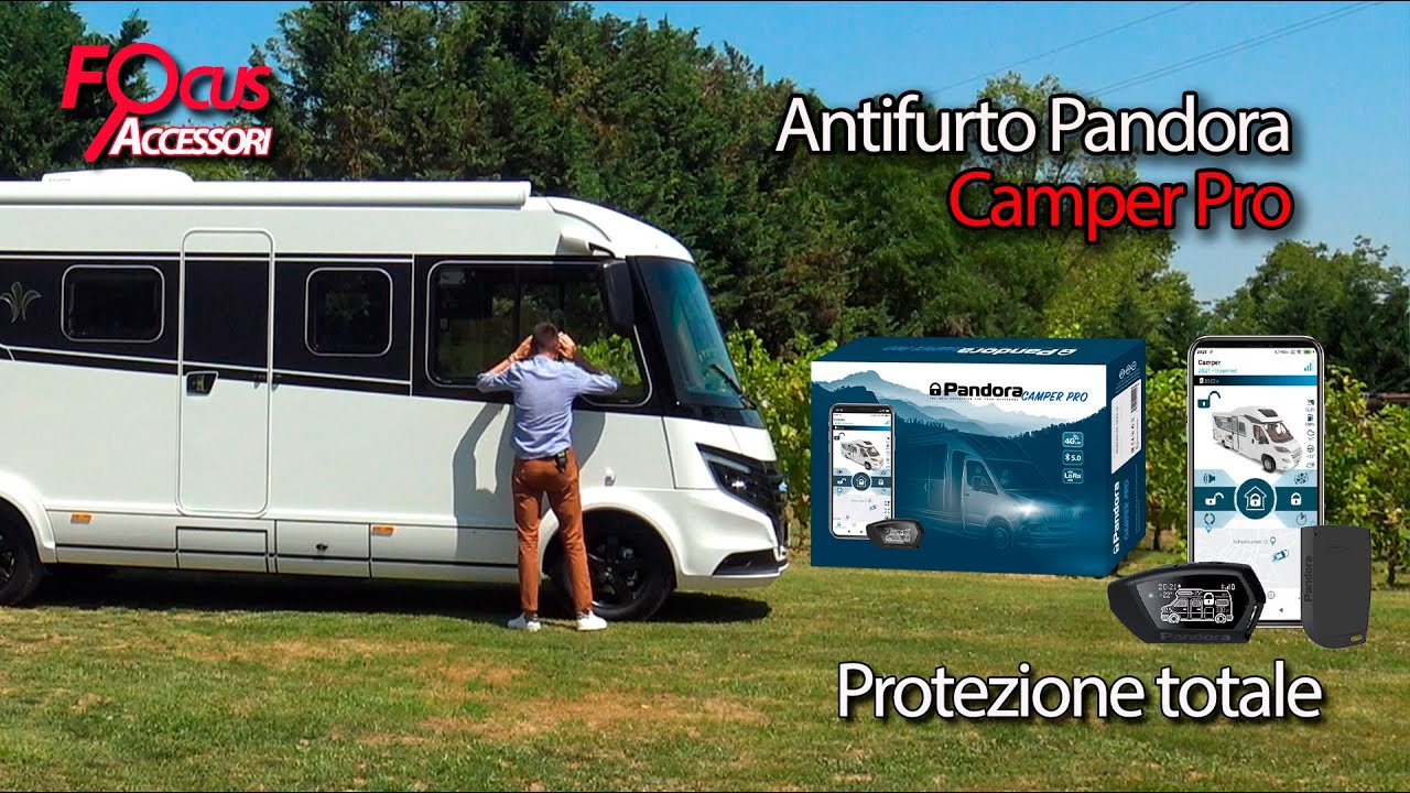 Focus Accessori: Pandora Camper Pro, l'antifurto per il camper supertecnologico e versatile