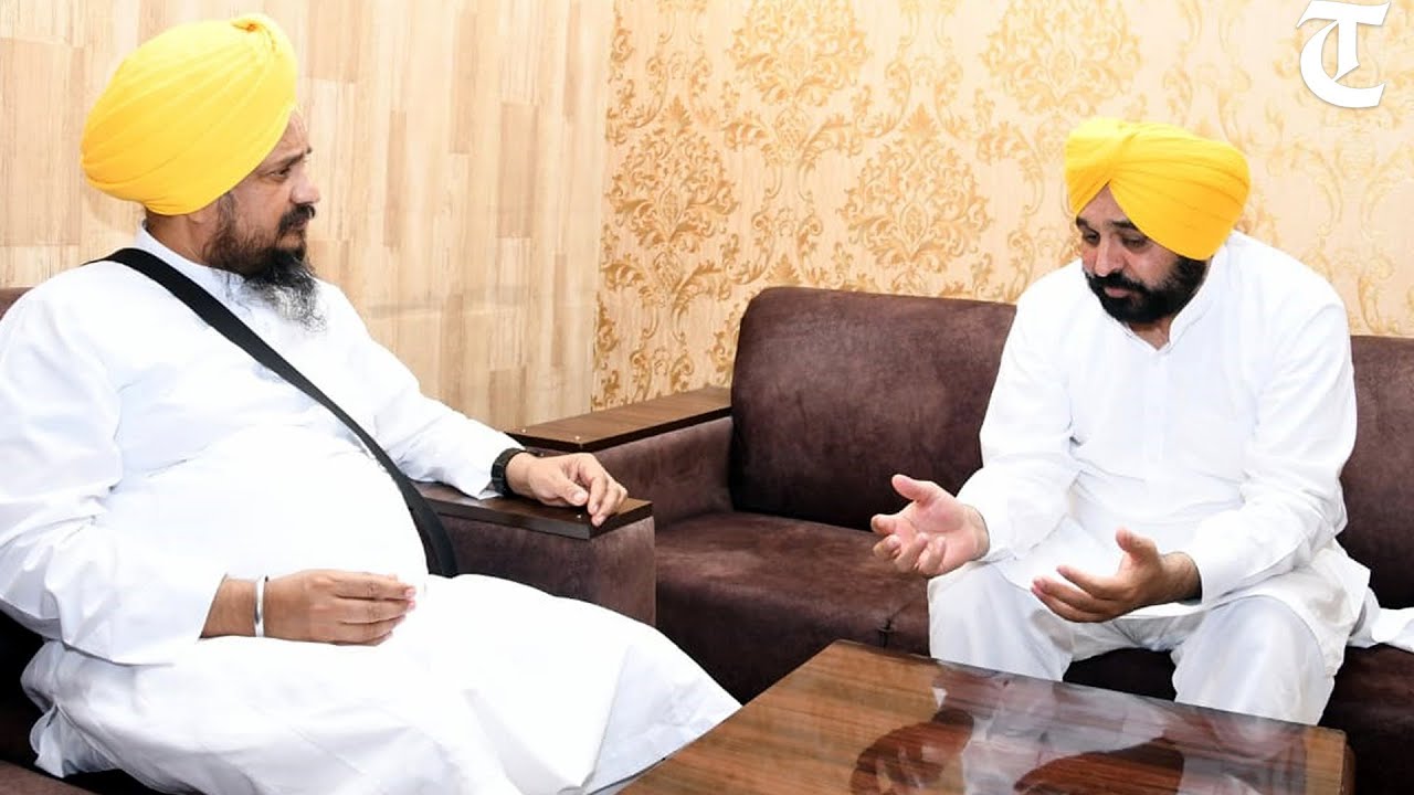Punjab CM Bhagwant Mann holds closed-door meeting with Akal Takht Jathedar