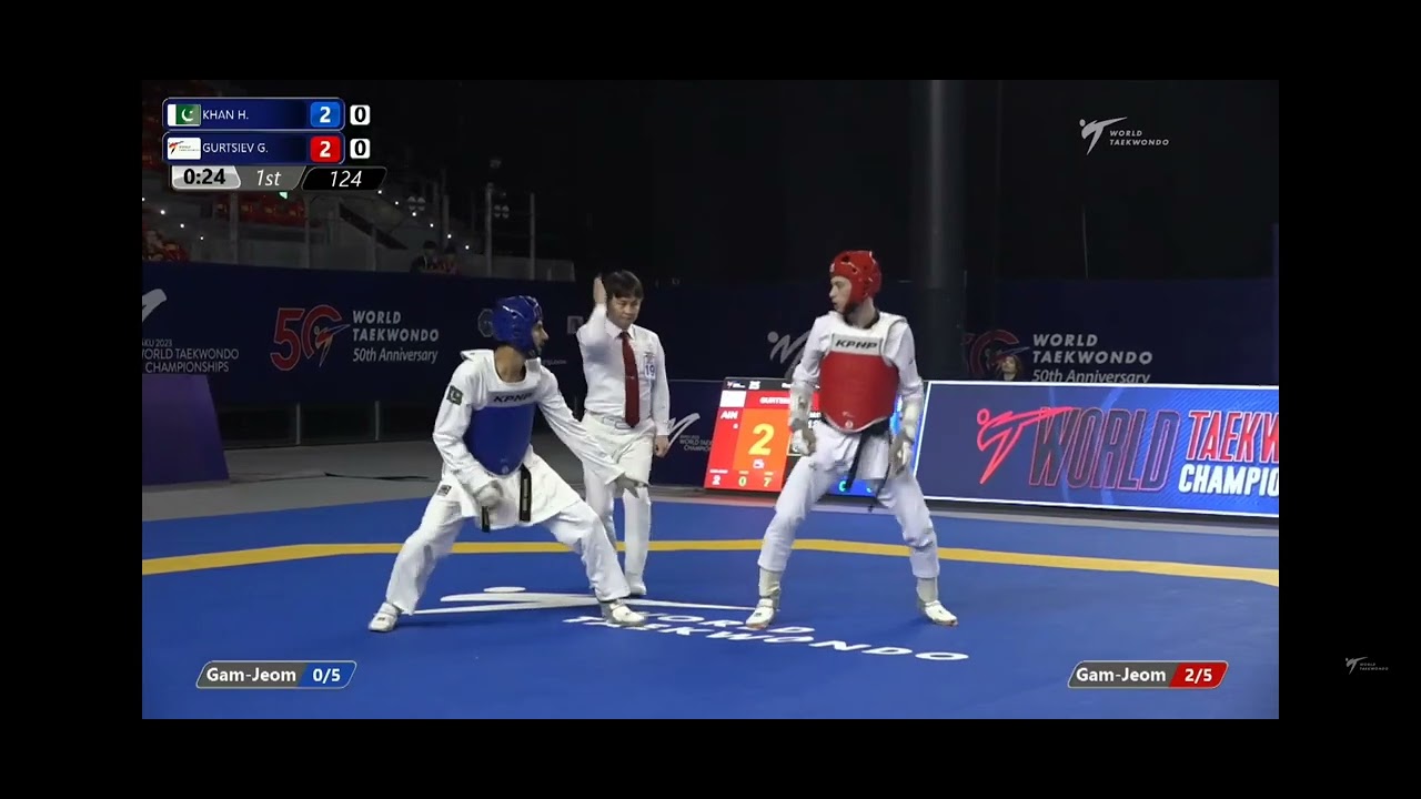 World Championships 30 MAY 2023 Men -58kgMatch # 124Pakistan Haroon Khan Vs Georgii Gurtsiev AIN