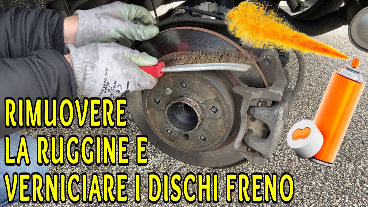 How To Remove Rust And Painting Brake Discs , Nissan Qashqai And All Car