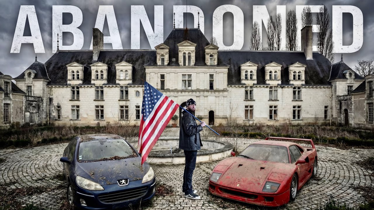 American Billionaire's ABANDONED Mega Mansion with Ferrari F40 Left Behind!!