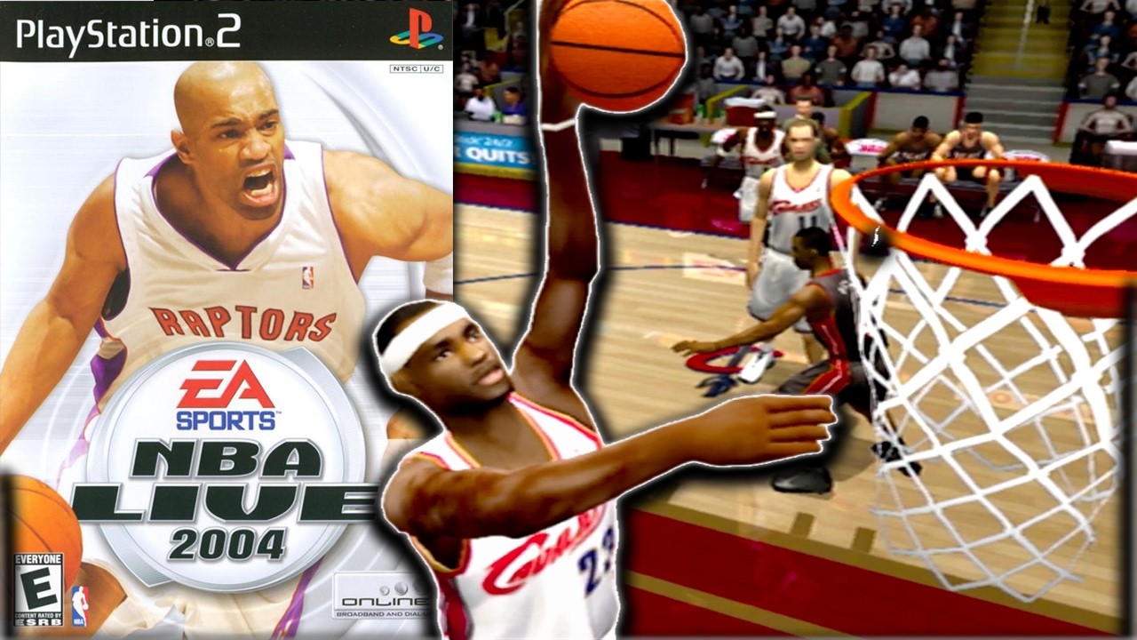 Playing NBA LIVE 2004 in 2026! Lebron VS Wade