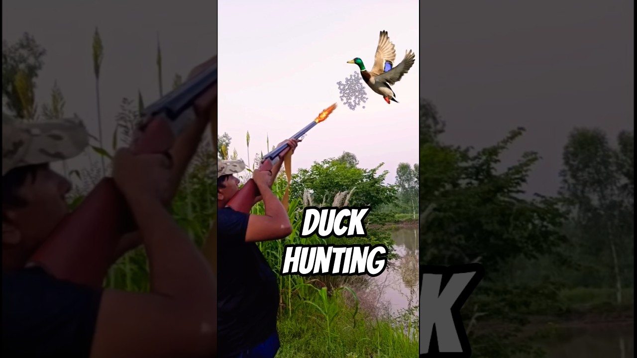 epic duck hunting | insane duck hunting shot 