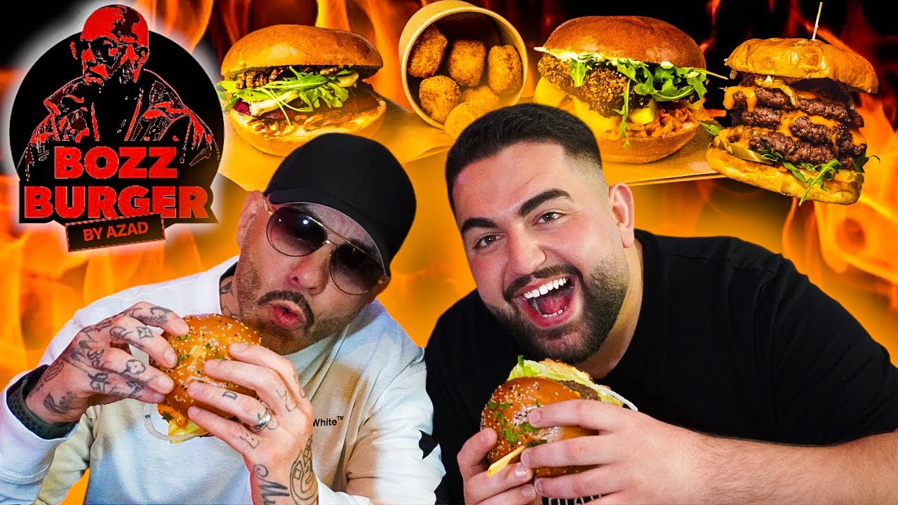 Berber Eats feat. AZAD - BOZZ BURGER | Berger Str. 70 Frankfurt am Main Foodtour @Azadoffiziell