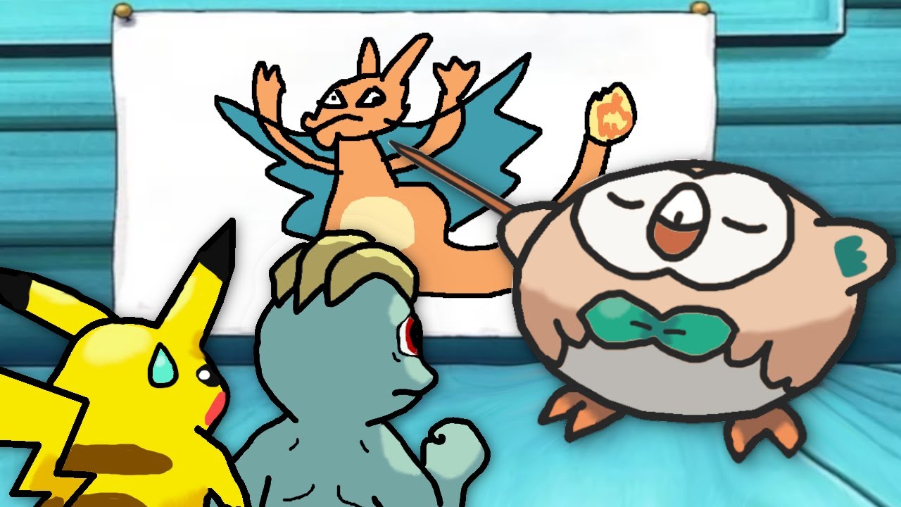 Pokemon Pictionary, but teams can SABOTAGE each other