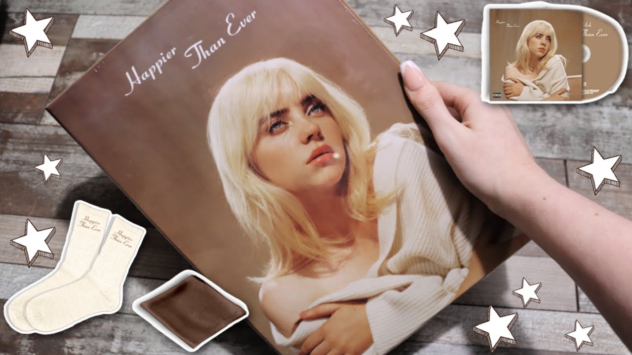 Распаковка делюкс-бокса Билли Айлиш «Happier Than Ever»