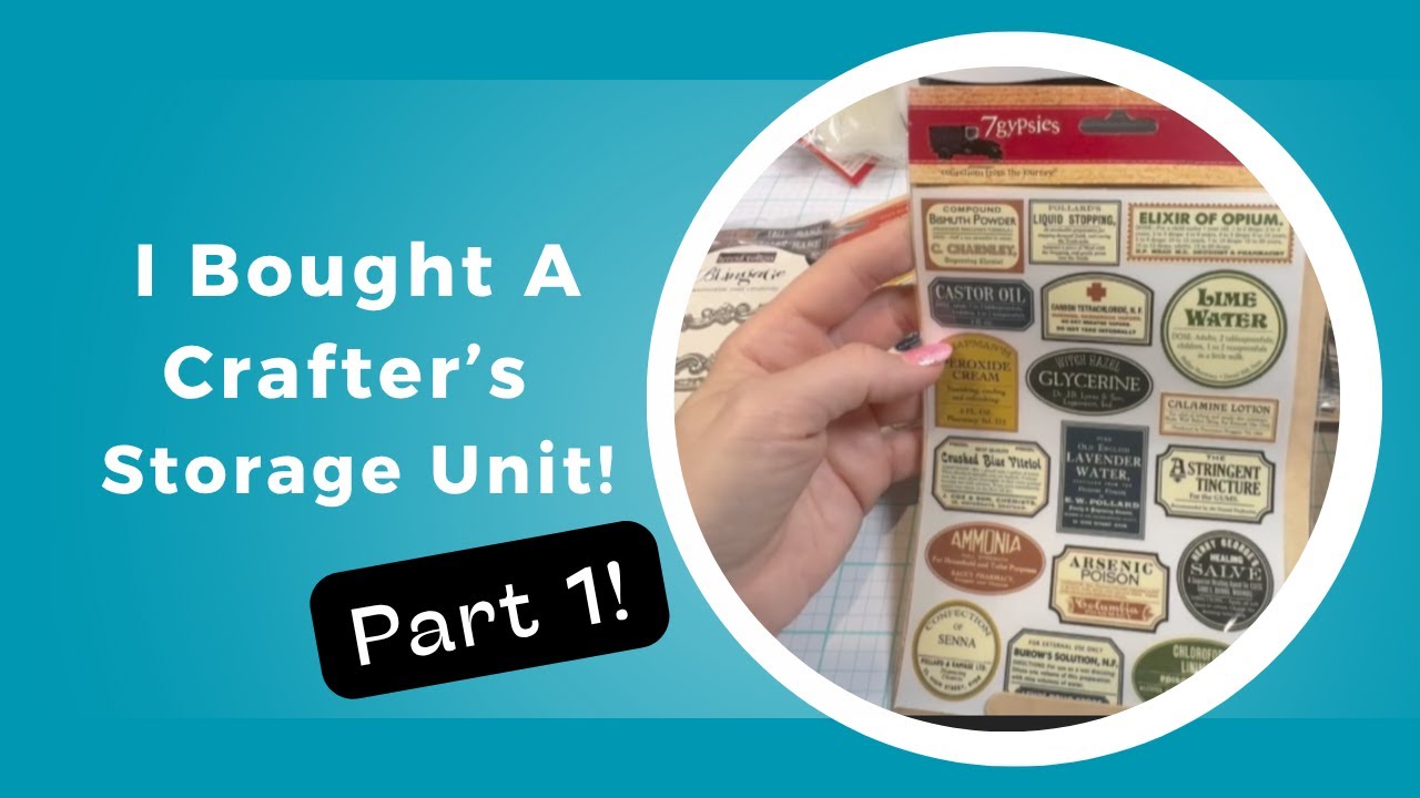 I Bought a Crafter's Storage Unit!! (Part 1 of....many)
