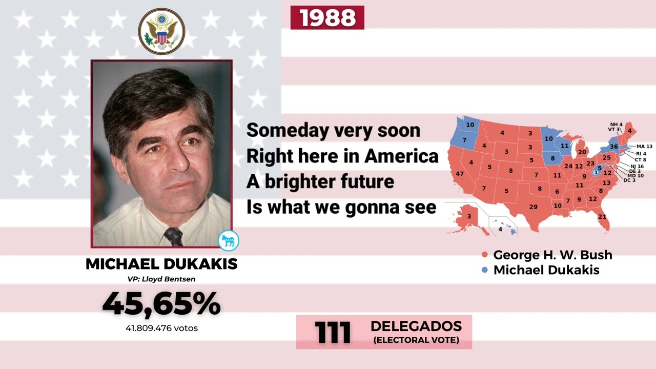 Jingle Michael Dukakis - President (United States) 1988 Elections (Lyrics)