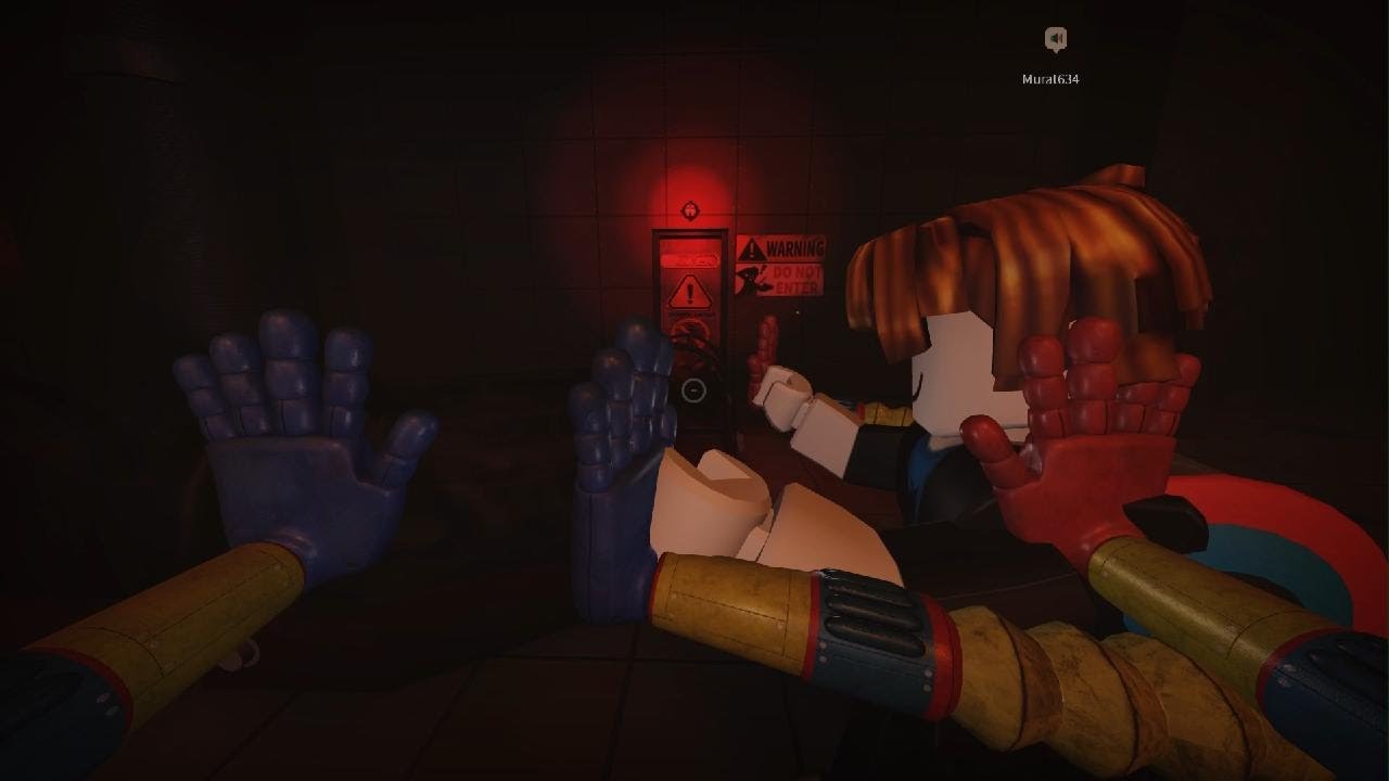 Bugün robloxta poppy playtime oynadık ama sahte