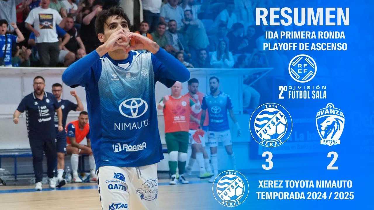 Resumen del Xerez Toyota Nimauto 3-2 CD Avanza Jaén (Ida 1ª Ronda Playoff de Ascenso a 2ª División)