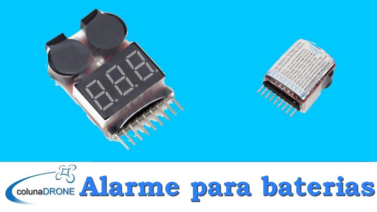 Dica Rápida - Alarme para baterias de Drones ( Lipo Alarm) | colunaDRONE by Banggood