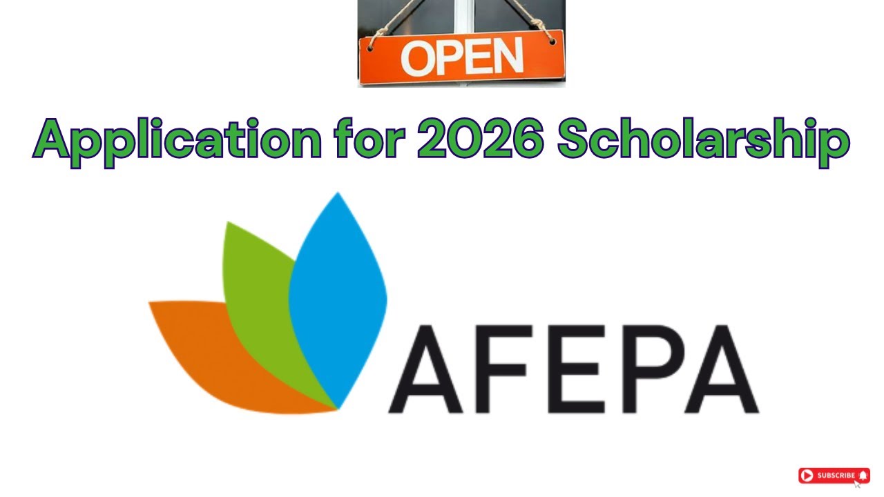 What you should now about the AFEPA Scholarship Application for 2026 Awardees