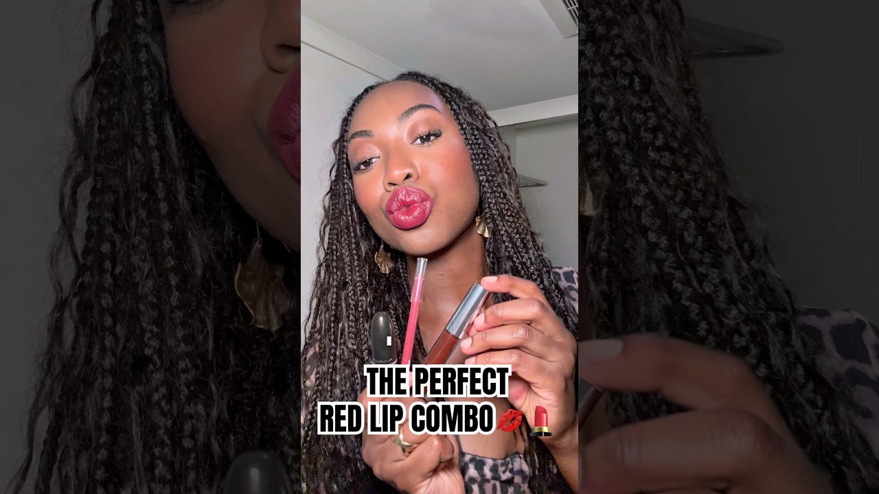 the perfect red lip combo💋 