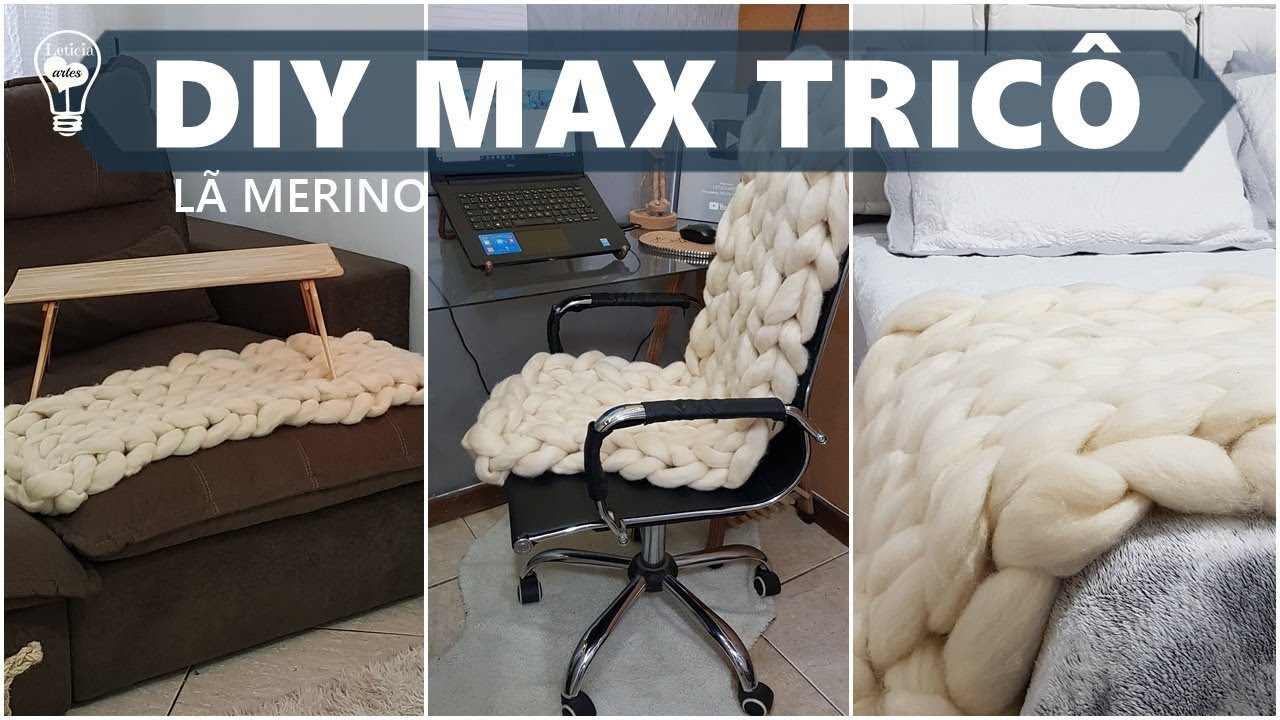COMO FAZER MAXI TRICÔ COM  LÃ MERINO 