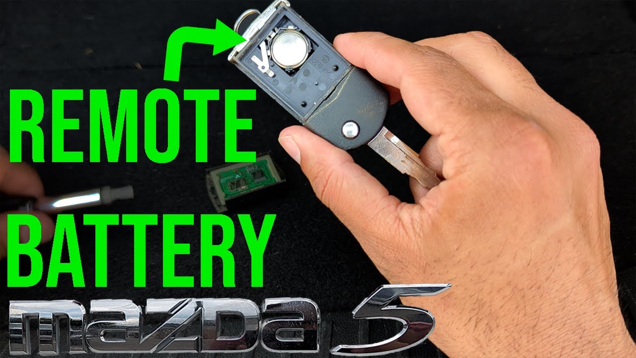 Key Remote/Fob Battery Replacement - Mazda 5 (2011-2017)