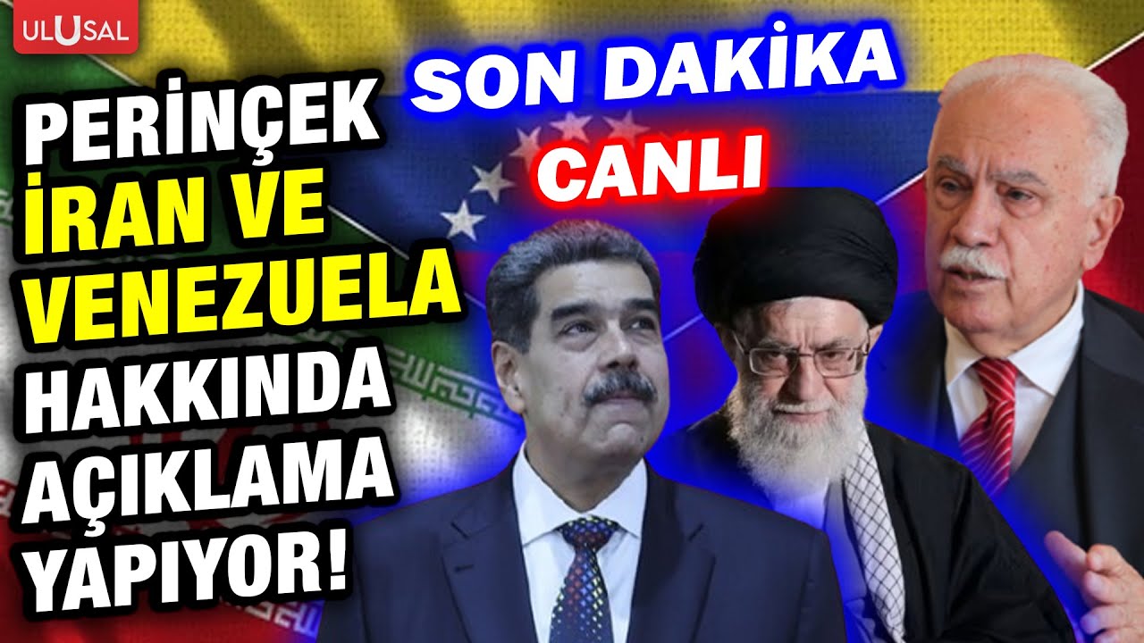 SON DAKİKA! Doğu Perinçek Venezuela ve İran hakkında açıklaması yapıyor! #CANLI #SONDAKİKA #HABER
