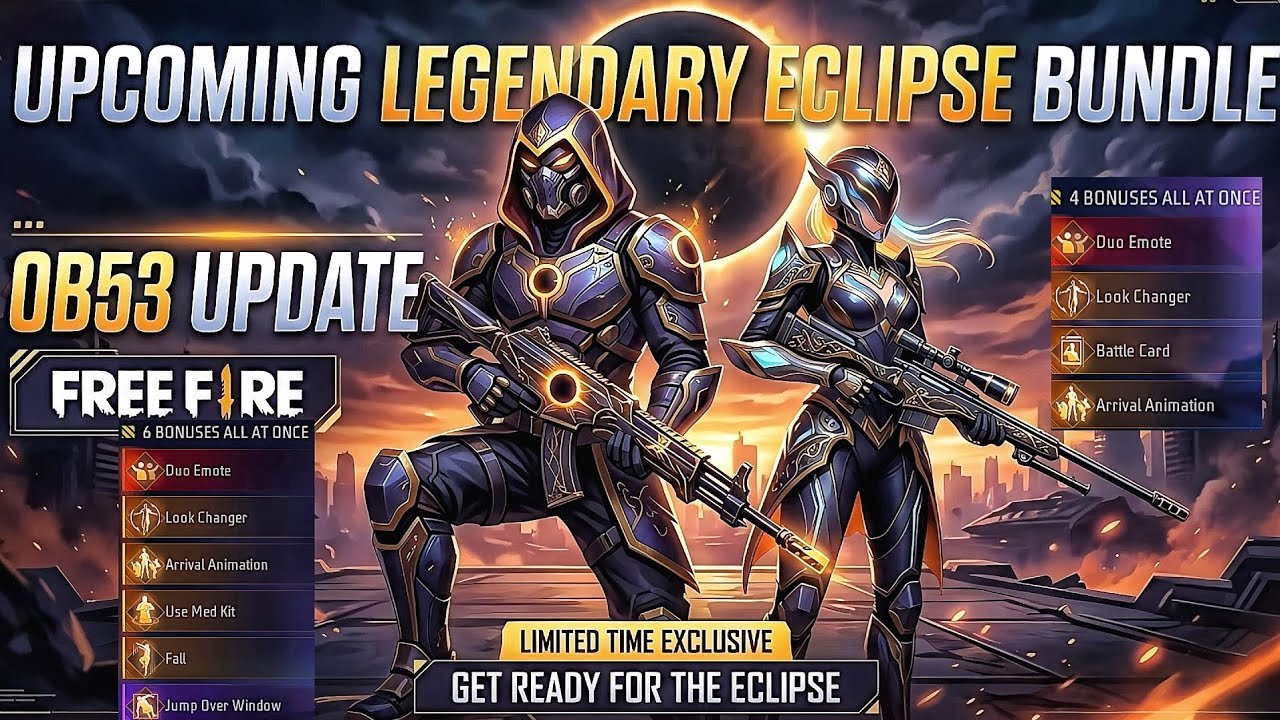 Legendary Eclipse BUNDLE: 4 OR 6 Bonuses? Med Kit Effect,Fall,Look Changer 💯 Confirmed