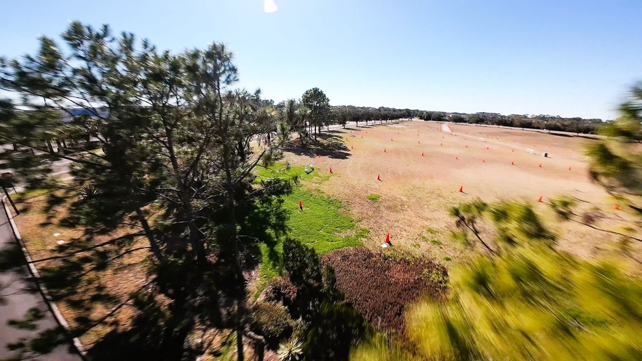 DJI O4 Pro 4K/60 FPS Footage - Full FPV Run Around The Cones | GEPRC Vapor-X5