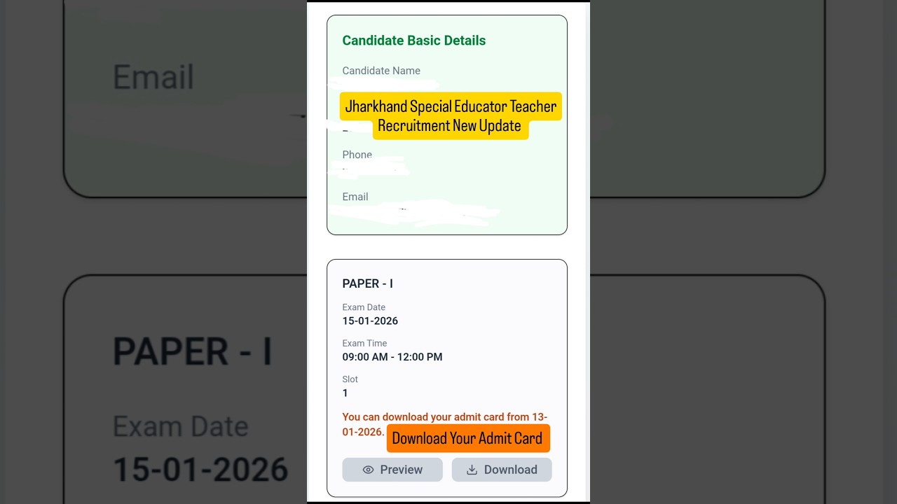 PGT SPECIAL EDUCATION TEACHER RECRUITMENT NEW UPDATE ।।