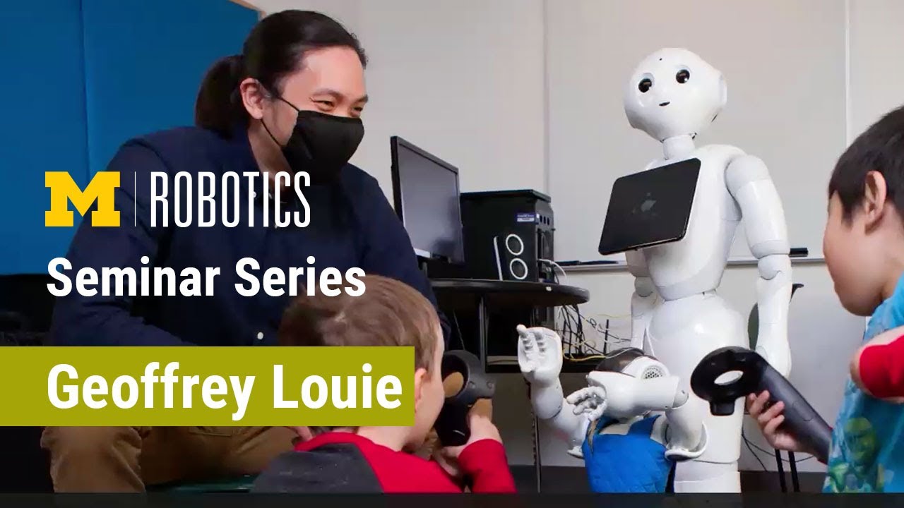 Robotics Seminar: Geoffrey Louie