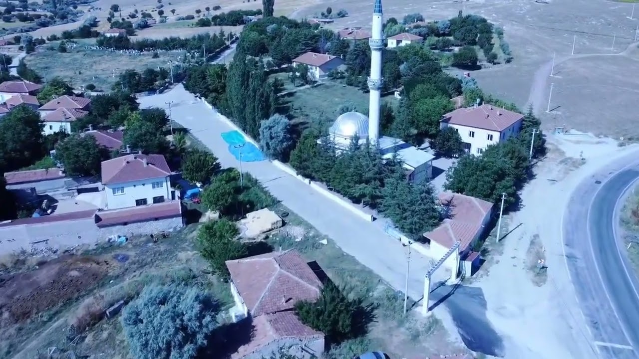 Aksaray Ortaköy Hocabeyli köyü Drohne ile çekim 2023