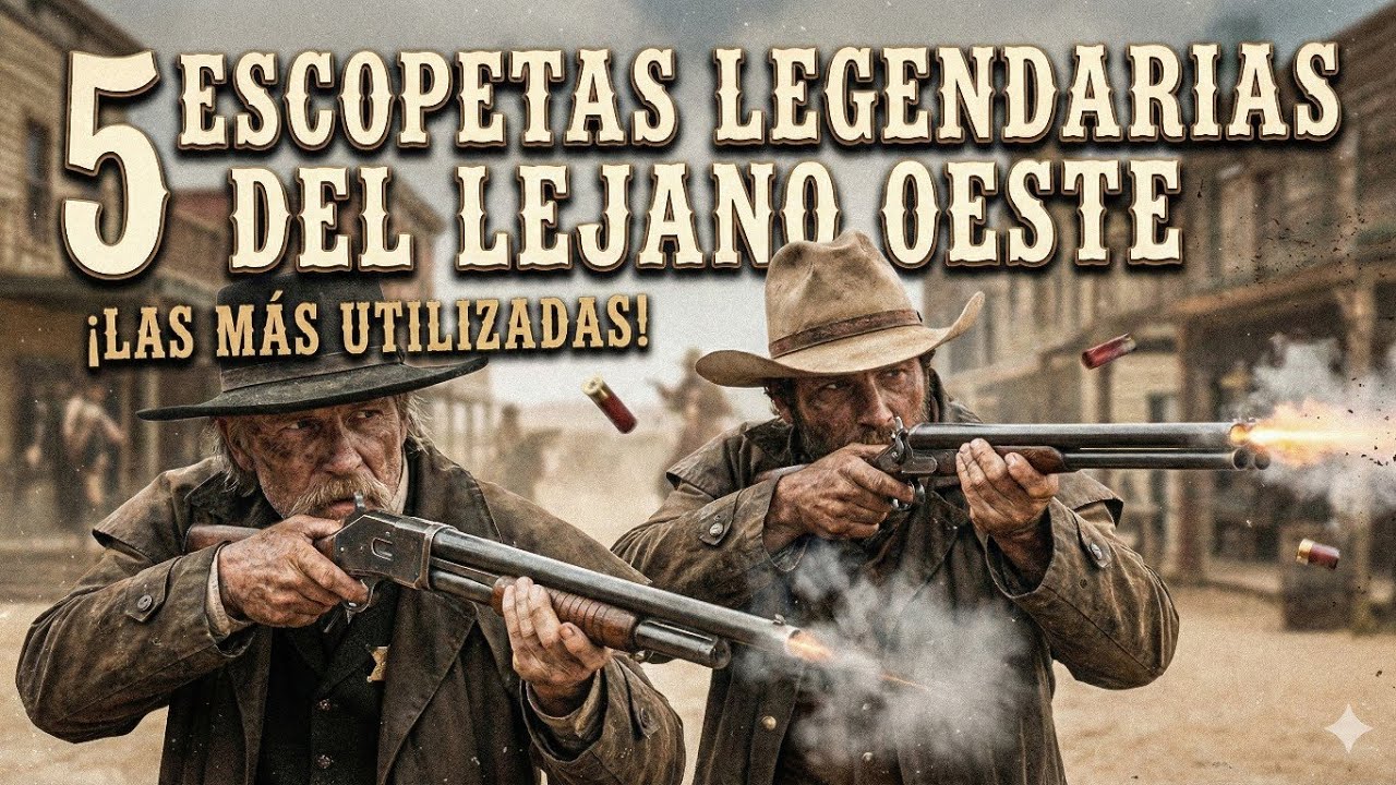 Las 5 Escopetas más usadas durante el Salvaje Oeste 