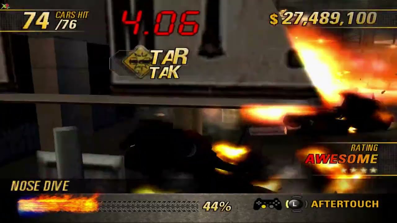 Burnout Revenge Beta: Crash Mode - Cut Junction (Car Wars) $27,489,100 Million!