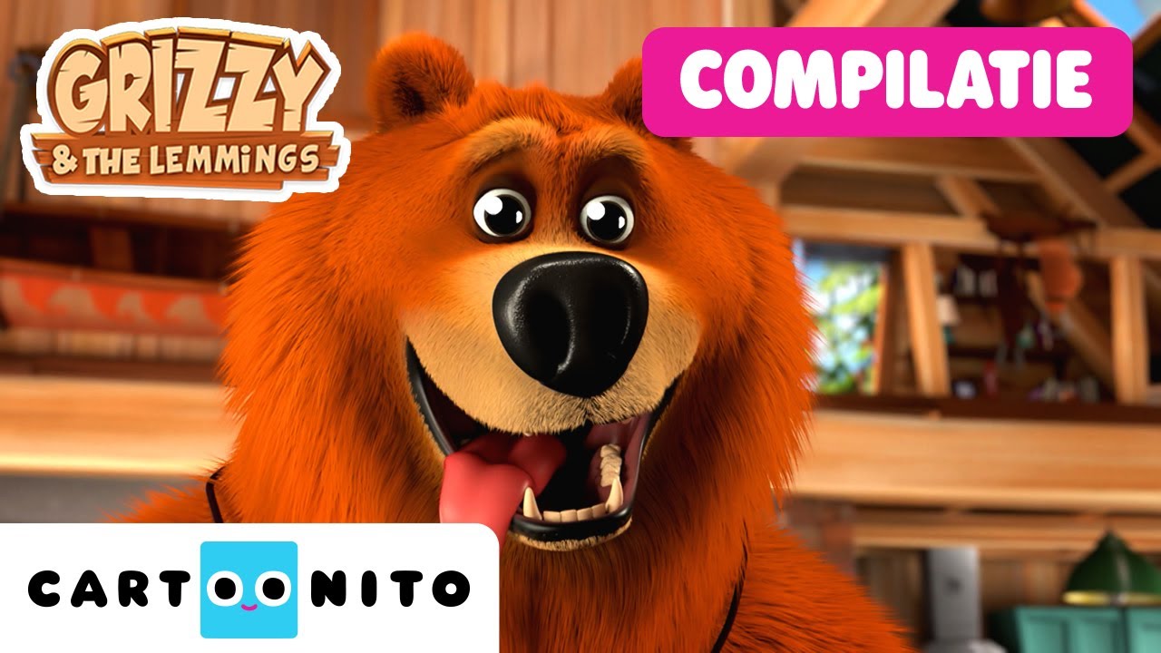 Woodland Whirlwind-compilatie | Grizzy en de Lemmings | Cartoonito