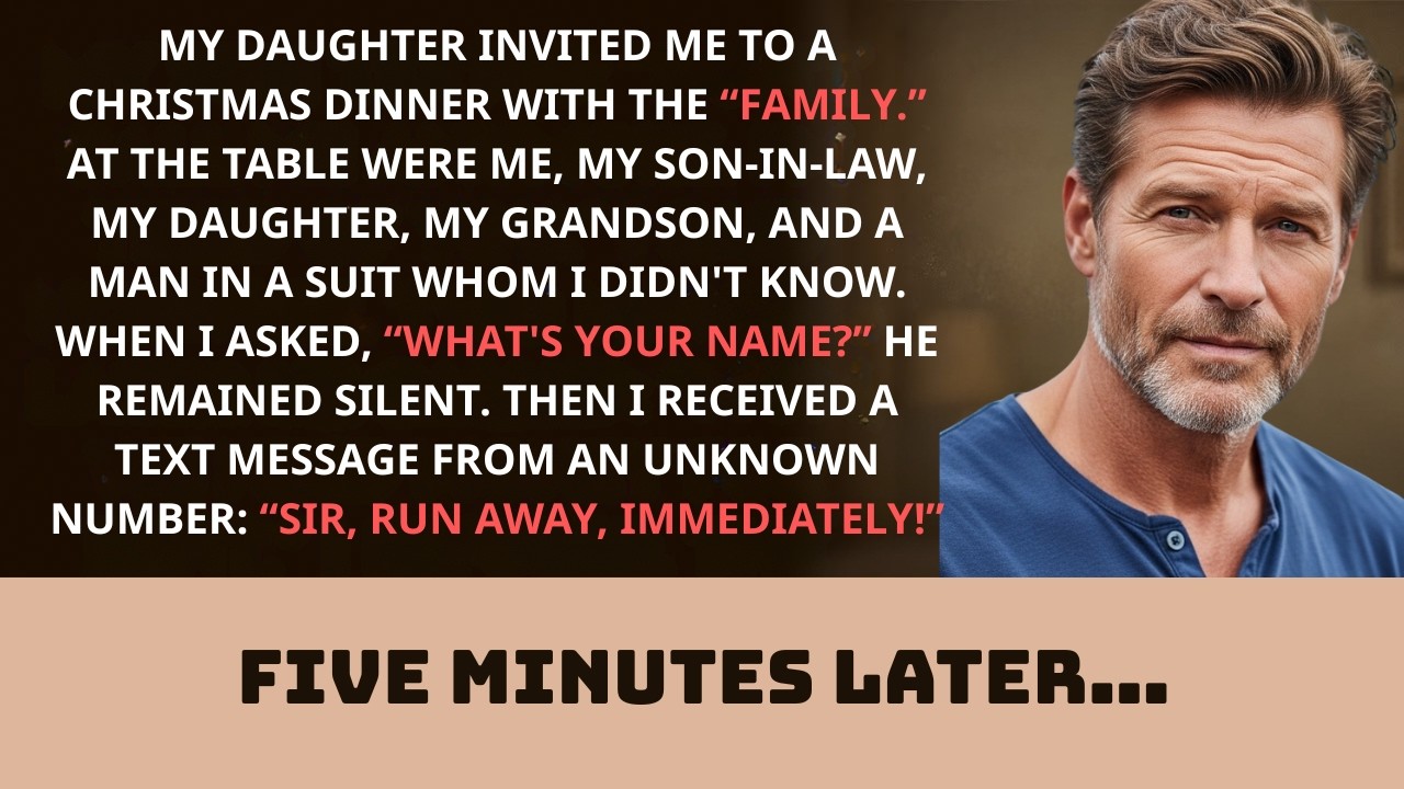 My Daughter Invited Me To Christmas Dinner. A Man In A Suit Was Sitting At The Table. When I Asked..