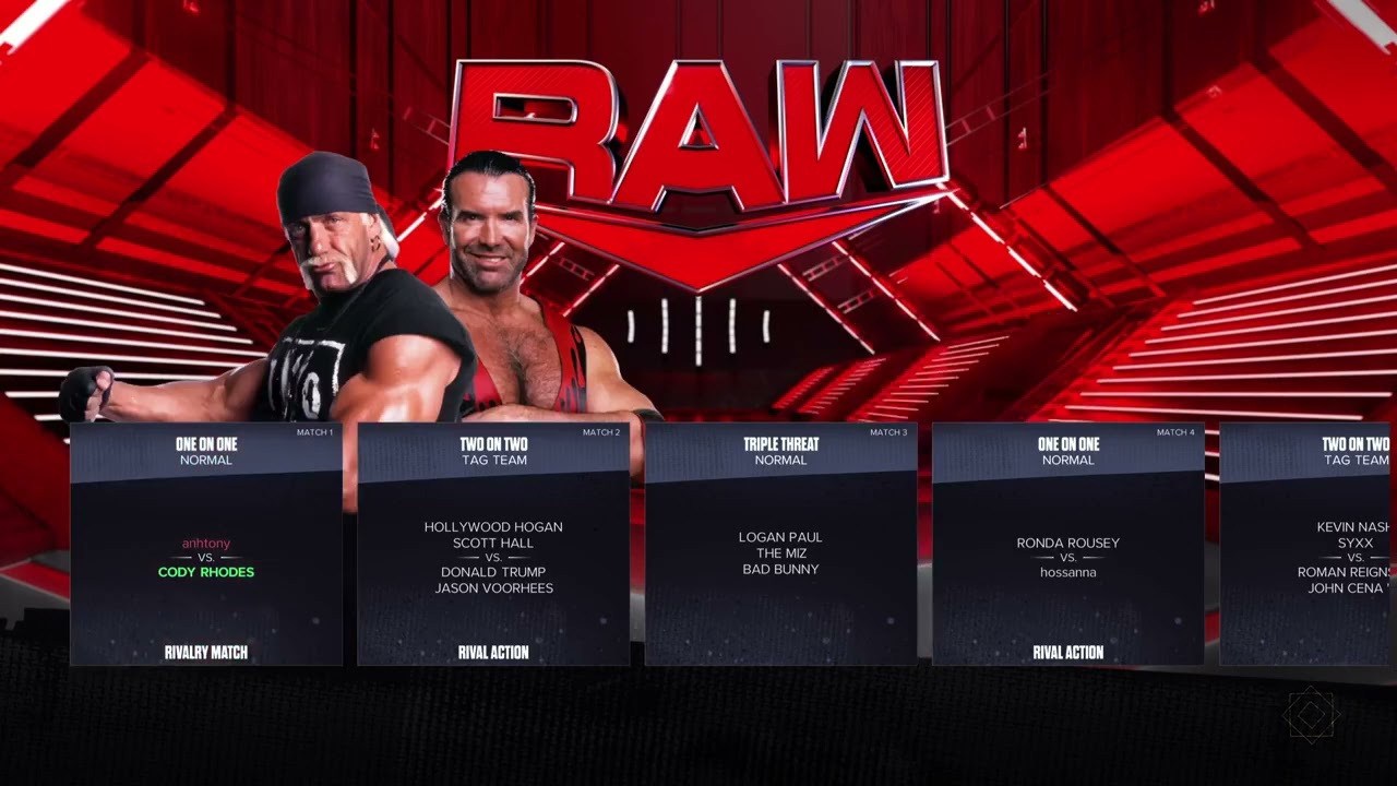 WWE 2K24 universe mode