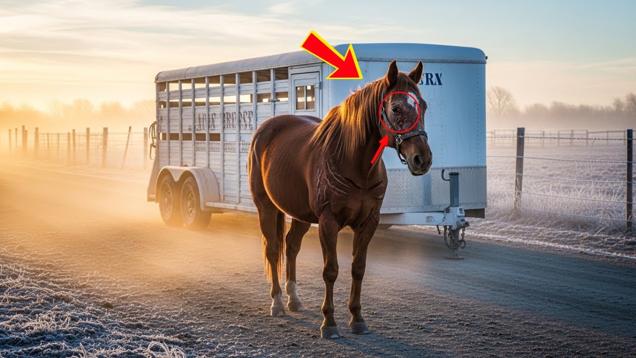 Ein Rancher erhielt ein per Post bestelltes Pferd – mit einem von Prellungen gezeichneten Gesicht