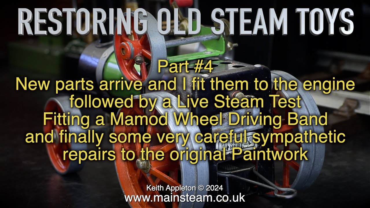 ВОССТАНОВЛЕНИЕ СТАРЫХ ИГРУШЕК STEAM - ЧАСТЬ №4 - ТЕСТ MAMOD TE1 STEAM