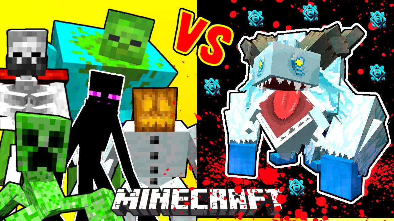 Frostmaw Vs. Mutant Monsters in Minecraft