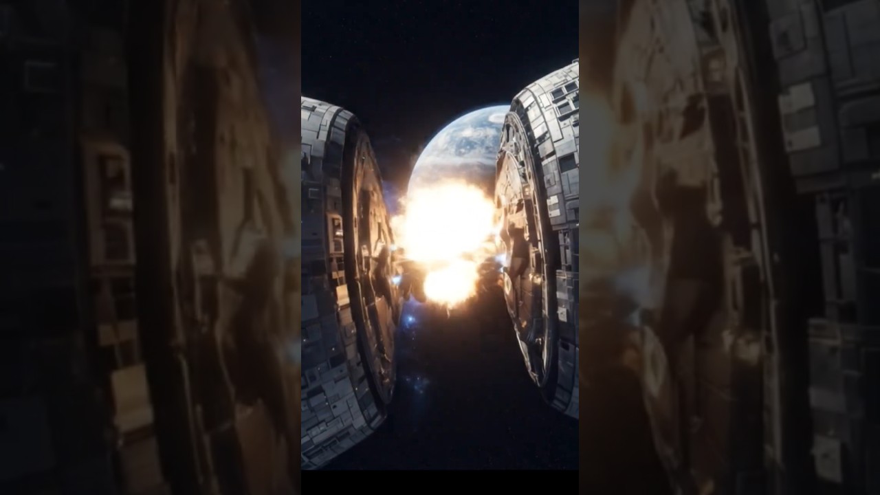 😲 Interstellar docking scene Ai creates 