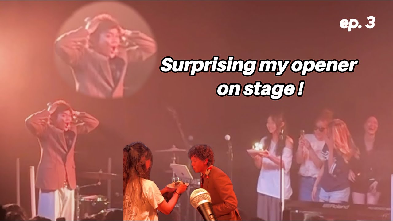 the buzzCUT: surprising my opener on stage | Lyn Lapid