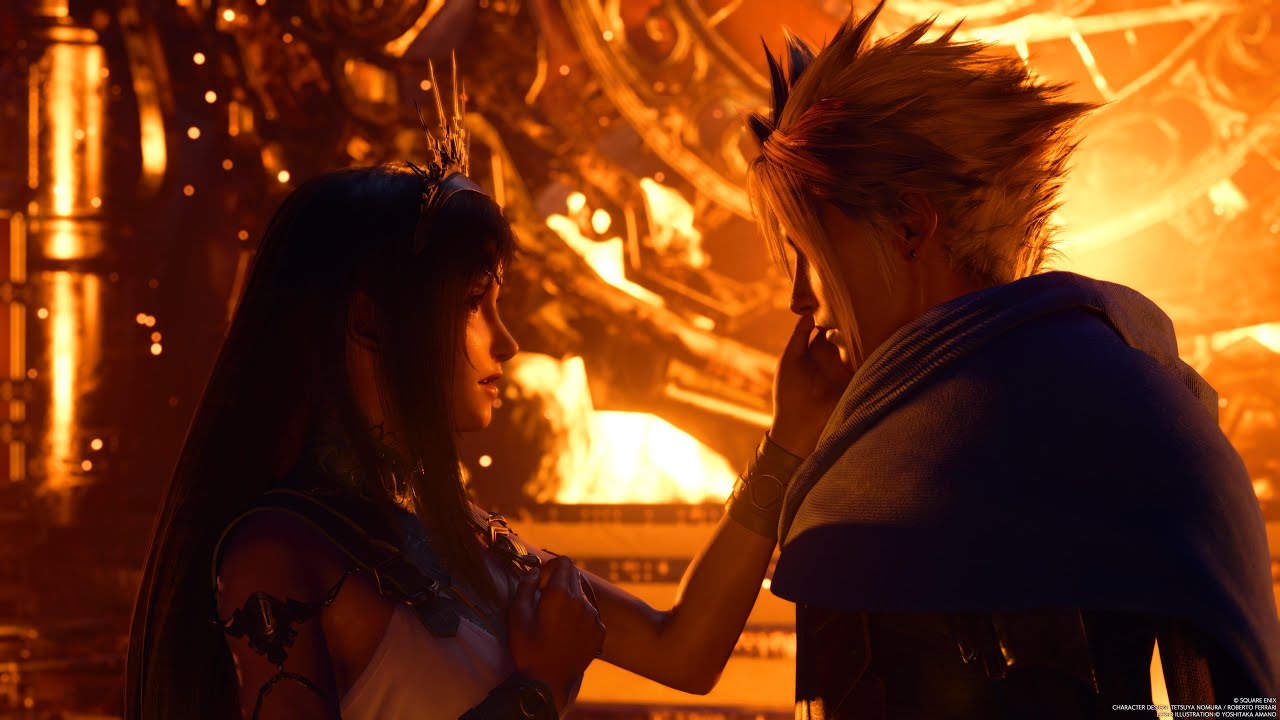 Tifa and Cloud's intimate Gold Saucer Date, with the entire Loveless Stage Play in FF7 Rebirth