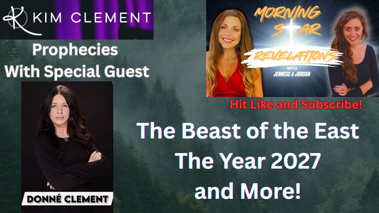 Kim Clement Prophecies with Donne Clement: The Beast of the East, The Year 2027 and More #faith